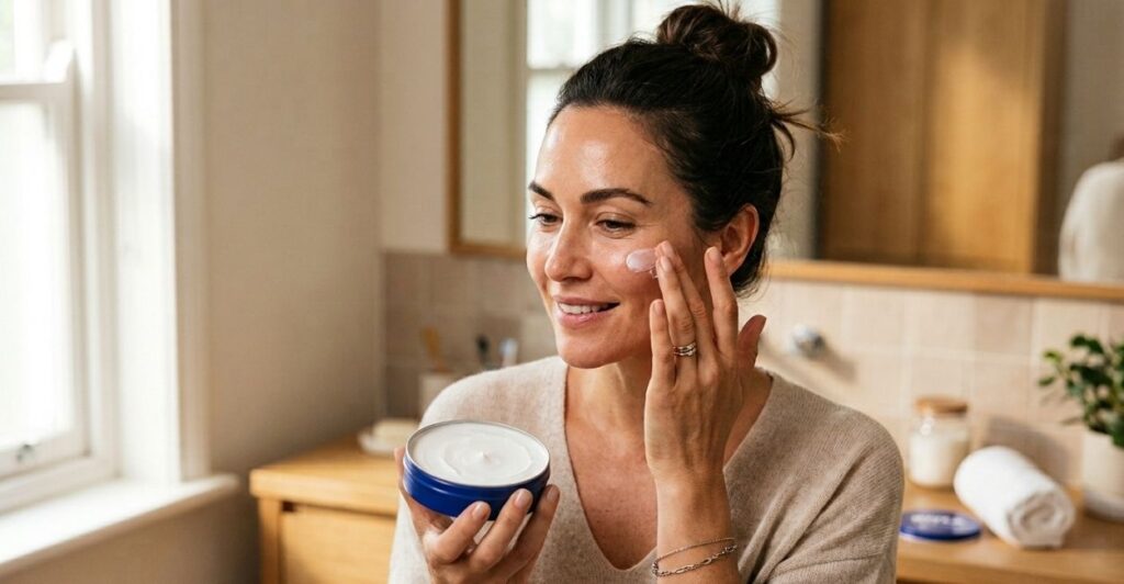 Creme Nivea lata azul